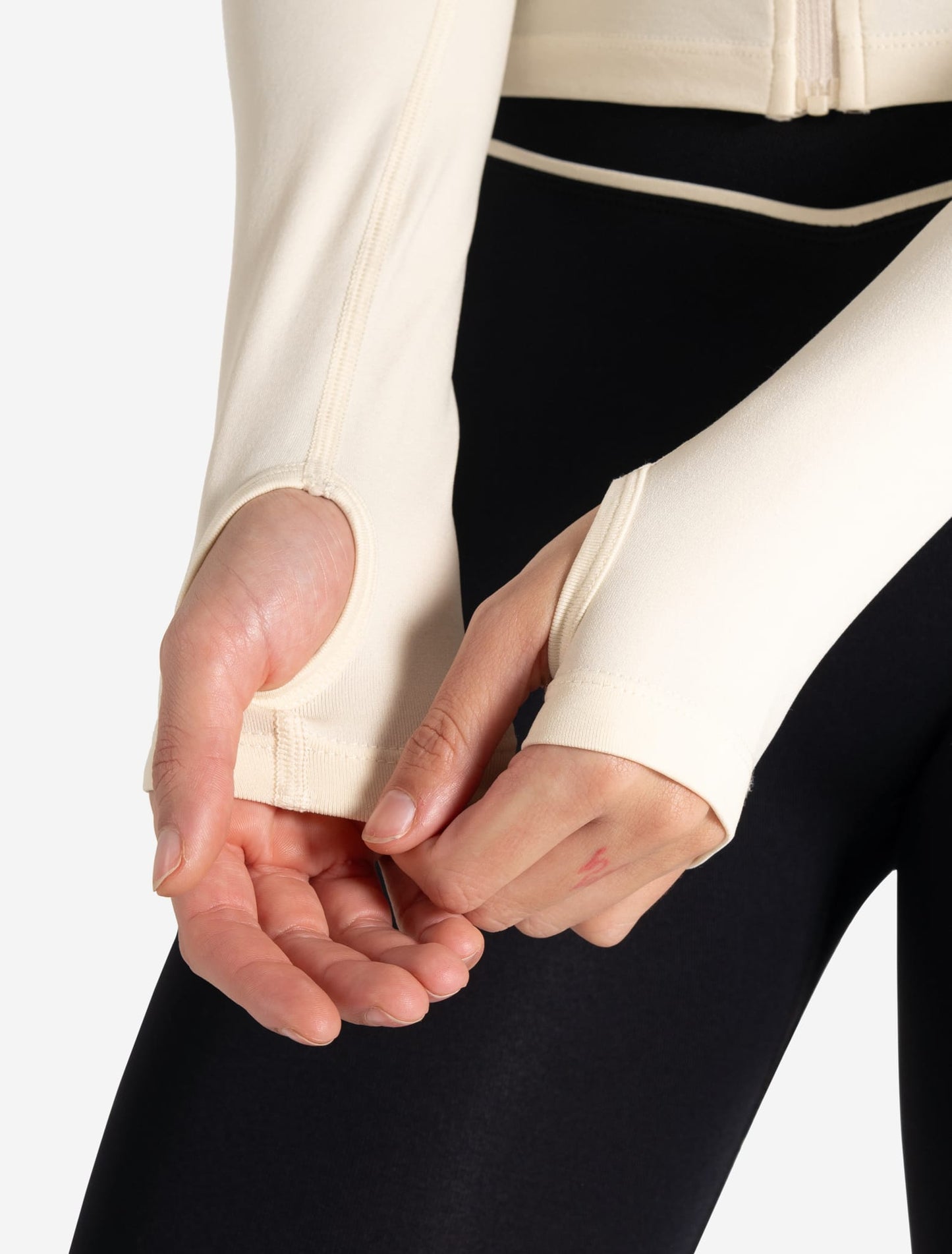 Sculpt Seamless Zip Jacket - Marshmallow