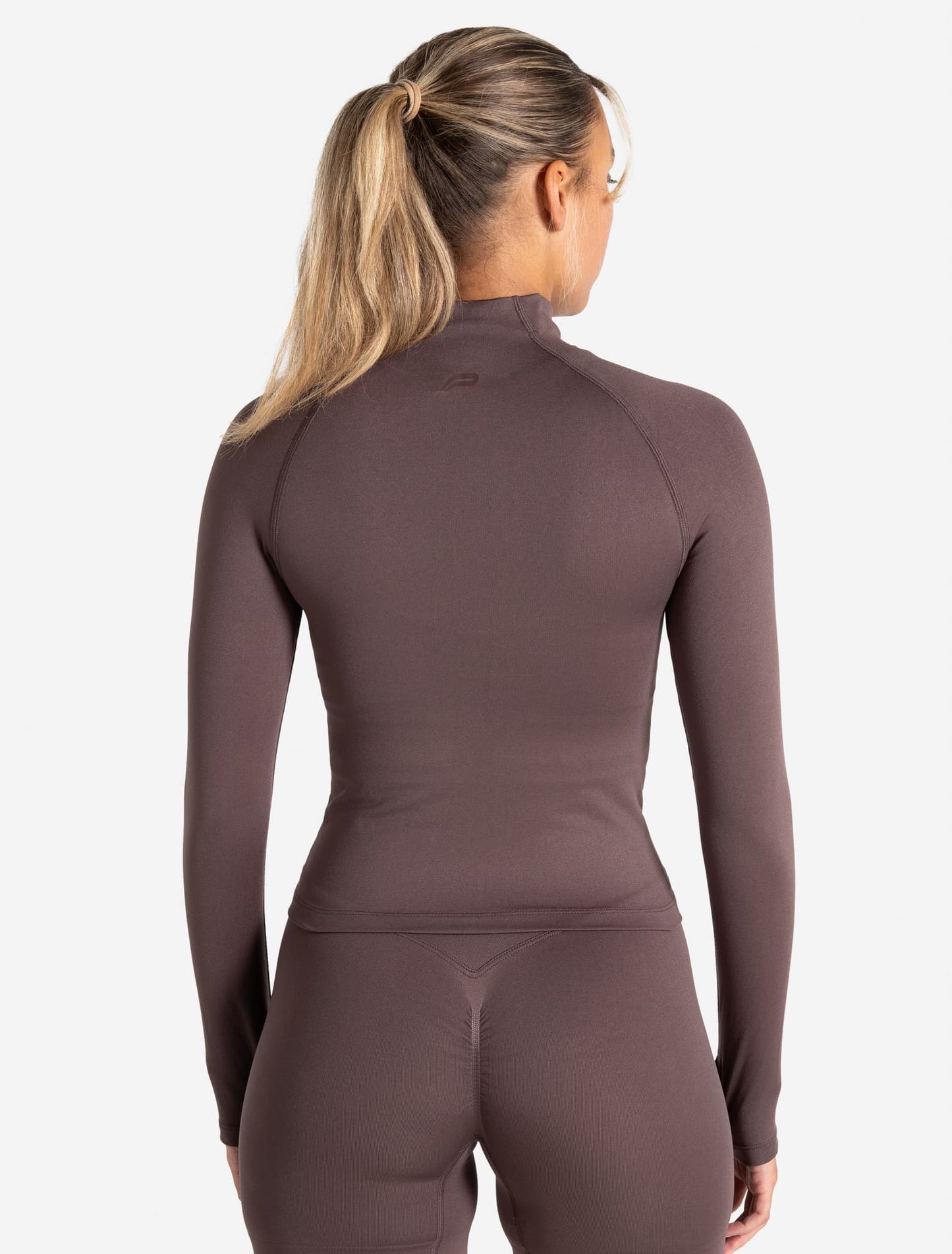 Sculpt Seamless Zip Jacket - Mocha