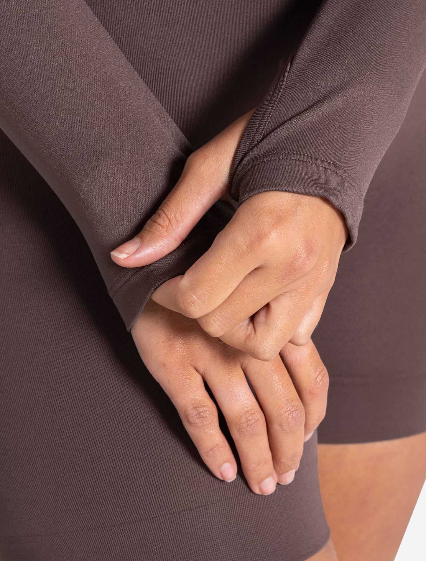 Sculpt Seamless Zip Jacket - Mocha